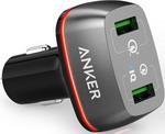 

Автомобильное зарядное устройство ANKER PowerDrive+ 2 with Quick Charge 3.0 черный