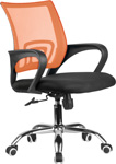 

Кресло Riva Chair 8085 JE Оранжевая сетка/Хром крестовина