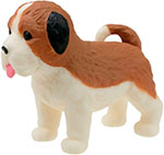 Тянущаяся фигурка 1 Toy Прокачка для собачки, серия 3, Сенбернар-попкорн, 10 см, пакет с окном гравюра объёмная котик собачки