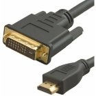 

Кабель аудио-видео Noname Lazco WH-141 HDMI (m)/DVI-D(m) 15м. позолоч.конт. черный (WH-141(15M))