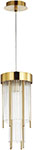 Подвес Odeon Light HALL, золото/металл/стекло (4788/1) подсвечник металл на 1 свечу капля воды верх золото 8 5х8 5х31 см