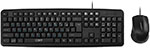 Комплект проводной CBR KB SET 710 (клавиатура 104 клавиши, мышь 3 кнопки, оптическая) игровой комплект клавиатура и мышь smartbuy rush citadel sbc 355553 k