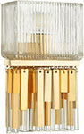 флорариум 27х13 см стекло золотой y6 10454 Бра Odeon Light HALL GATSBY, золотой/прозрачный/стекло (4877/1W)
