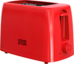 Тостер Homestar HS-1015, красный (106192) сэндвич тостер homestar hs 2003 красный