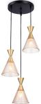 

Люстра подвесная Ambrella Light Traditional Modern TR3175, Черный/золото/янтарный