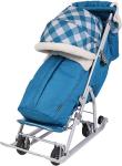 

Коляска комбинированная Ника Ника детям 7-5Н (НД7-5Н) капри в клетку, Голубой