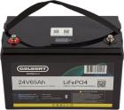 Литиевый тяговый аккумулятор Gelbert LiFePO4, 24V/65Ah/65A/1560Wh, BT/Display