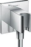 

Шланговое подключение с держателем ручного душа Hansgrohe Fixfit Square 26 486 000