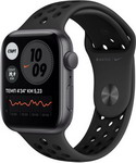 фото Умные часы apple watch nike se gps 44mm space gray aluminium case with anthracite/black nike sport band (myyk2ru/a)