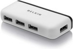 фото Разветвитель usb belkin 4xusb встроенный кабель usb папа (f4u021bt)