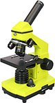 Микроскоп Levenhuk Rainbow 2L PLUS Lime Лайм (69044) микроскоп микромед эврика 40x 320x lime