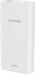 Внешний аккумулятор Canyon PB-2001 20000 мАч 2*USB-A 5В/21А белый