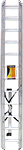 Лестница алюминиевая трёхсекционная Вихрь ЛА 3х12 73/5/1/19 лестница алюминиевая трёхсекционная вихрь ла 3х10 73 5 1 17