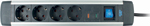 фото Фильтр сетевой schwabe alux 4 розетки 1.5 метра кабель 3х1.5 230в 16 a 3500вт 18364 as