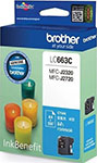 

Картридж Brother LC 663 C голубой
