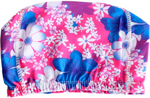 Шапочка для плавания Bradex розово-синяя SF 0313 (полиэстер) шапочка для плавания bradex силиконовая черная sf 0326