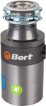 Измельчитель пищевых отходов Bort TITAN 4000 Plus измельчитель пищевых отходов bort titan 4000 control 560 вт 3 ступени 4 2 кг мин 90 мм