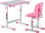 Комплект парта + стул трансформеры FunDesk OMINO PINK, 222021 стул la alta barcelona square пепельно розовый