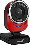 

Web-камера для компьютеров Genius QCam 6000 red Full-HD 1080p USB (32200002401)