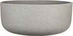 фото Настольный горшок для цветов идеалист стоун перфект искусственный камень пепельно-серый д36 в14 см 14 л pb-cement-36