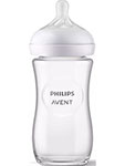 Cтеклянная бутылочка для кормления Philips Avent Natural Response, (SCY933/01), 240 мл, 1 мес+