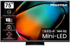 

Телевизор Hisense 75U8KQ, Темно-серый