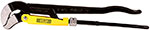 Ключ трубный рычажный Hanskonner 1.5'', №2, 400 мм, 45°, CrV, закаленные губки (HK1045-04-P15) ключ трубный зубр 27335 1 z02 изогнутые губки ктр 90 1