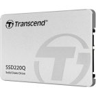 Накопитель SSD Transcend 2.5 SSD220Q 500 Гб SATA III TS500GSSD220Q твердотельный накопитель transcend 1tb ssd 2 5 sata iii 6gb s ssd230 3d nand ts1tssd230s