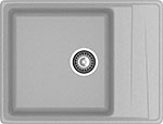 Кухонная мойка GranFest LEVEL 660L, 660х500 мм, серый (LV-660L серый)