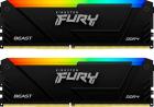 

Оперативная память Kingston DDR4 32GB (2x16GB) 3600MHz FURY Beast RGB (KF436C18BB2AK2/32), Черный