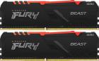 

Оперативная память Kingston DDR4 16GB (2x8GB) 4600MHz FURY Renegade RGB (KF446C19RBAK2/16), Черный