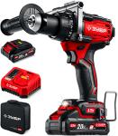 Дрель-шуруповерт бесщеточная Зубр 20 В 165 Нм 2 АКБ LMS 2 Ач сумка ДБ-165-22 15510₽