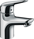 фото Смеситель для раковины hansgrohe novus 67 мм со сливным гарнитуром 71 020 000