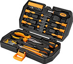 Набор инструментов для дома Deko DKMT61 (61 предмет) в чемодане черно-желтый набор инструментов фиксики фикси инструменты 21 предмет
