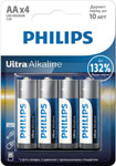 

Батарейки Philips LR6E4B/51 Ultra Alkaline (AA) (блистер 4 шт)