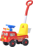 Детская каталка Everflo ''Пожарная машина'' ЕС-902Р red с родительской ручкой