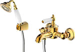 Смеситель для ванны с душем Bravat Art F675109U-B бронза смеситель для ванны bravat art с лейкой бронза f675109u b1 rus