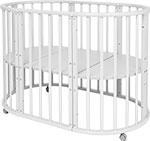 Детская кроватка Топотушки АМАЛИЯ арт98 5 в 1 белый 12000₽