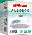 фото Пылесборники filtero mie 04 allergo 4шт. + моторный фильтр и микрофильтр