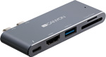 USB Hub Canyon DS-5 5 портов Thunderbolt 3 USB 3.0 HDMI SD TF - фото 1