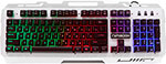 Клавиатура Гарнизон GK-340GL, металл, подсветка RAINBOW проводная клавиатура ritmix плоская rkb 400 grey
