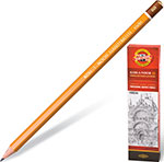 карандаш чернографитный b brauberg art premiere выгодный комплект 12 штук 880751 Карандаш чернографитный 8B Koh-I-Noor 1500, комплект 12 штук (880478)