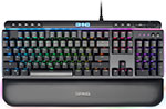 Клавиатура игровая проводная GMNG 999GK, механическая, черный/серебристый, USB, Multimedia for gamer LED (1091218) клавиатура игровая проводная a4tech bloody b150n