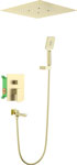 Душевая система встроенная Timo золото матовое Selene (SX-2039/17SM) стойка в ванную комнату timo selene 17085 17 золото матовое