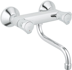 фото Смеситель для мойки grohe costa l настенный 31187001