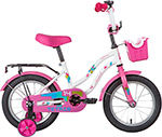 фото Велосипед novatrack 14'' tetris розовый тормоз нож крылья цвет багажник корзина полная защ.цепи