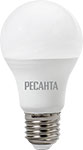 Лампа светодиодная Ресанта LL-R-A60-11W-230-3K-E27 (груша, 11Вт, тепл., Е27) белый