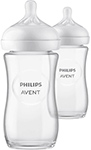 Стеклянная бутылочка для кормления Philips Avent Natural Response, (SCY933/02), 240 мл, 1 мес+ бутылочка для кормления тренд песики 150 мл цилиндр с ручками голубой