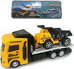 

Игровой набор Наша игрушка Автовоз, в комплекте: автовоз инерционный, машина, пакет (M1505-36)
