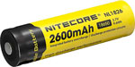 Аккумулятор NITECORE NL1826 18650 3.7v 2600mA аккумулятор li ion 18650 космос 2600 мач с защитой